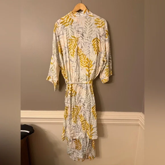 Cost Plus World Market Floral Pajama Dress and Matching Robe L/XL - Picture 2 of 8